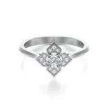 Pierścionek białe złoto z diamentami AJPZ_136